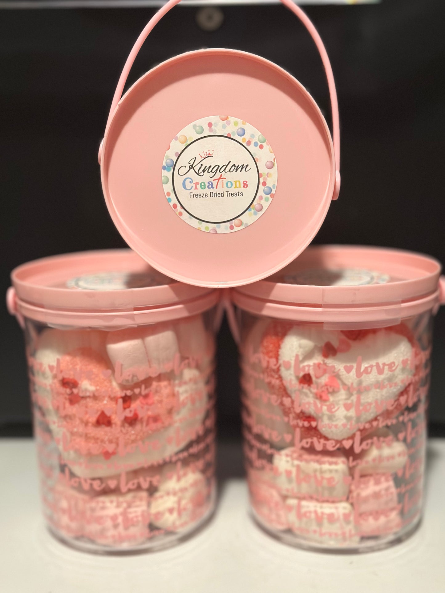 Valentine’s Day Marshmallow Gift Bucket