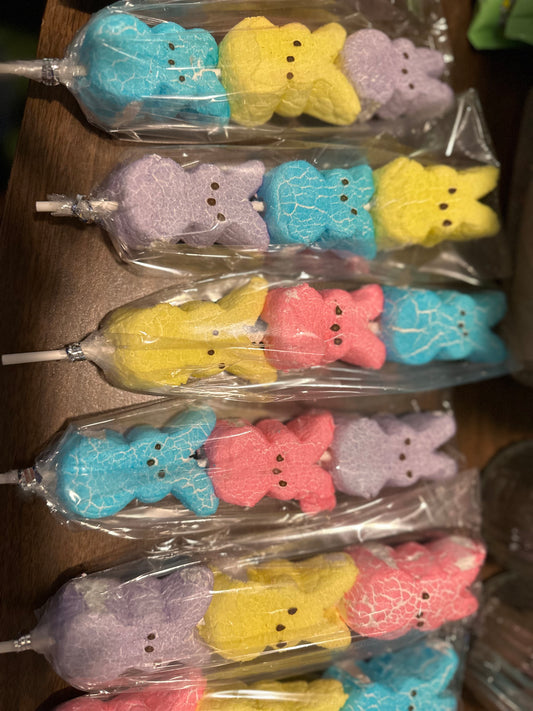 Spring Marshmallow triple lolly